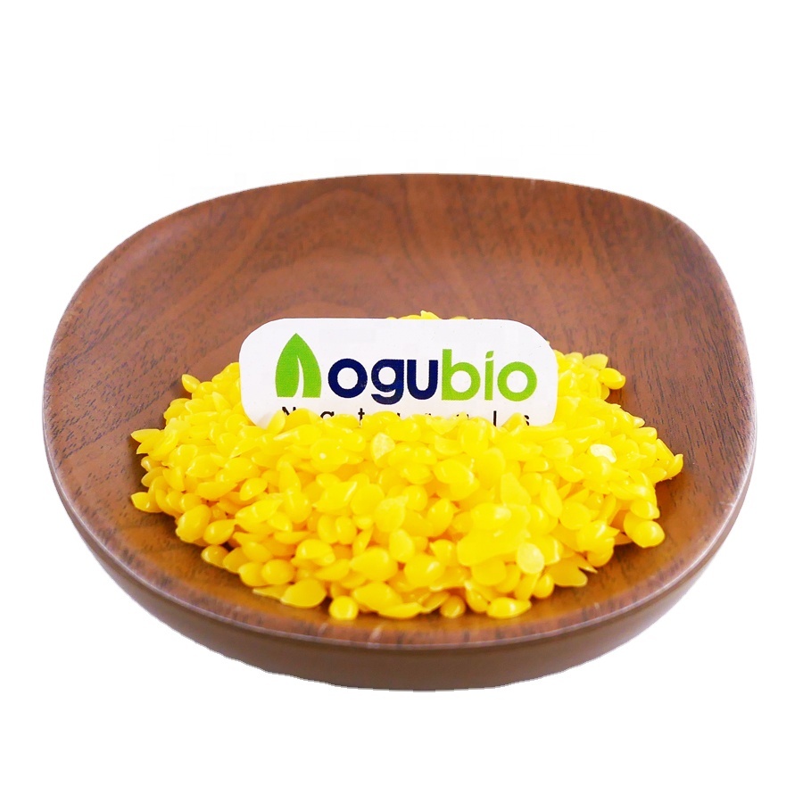 Cosmetic Grade Yellow Beeswax Pellets for Moisturizing