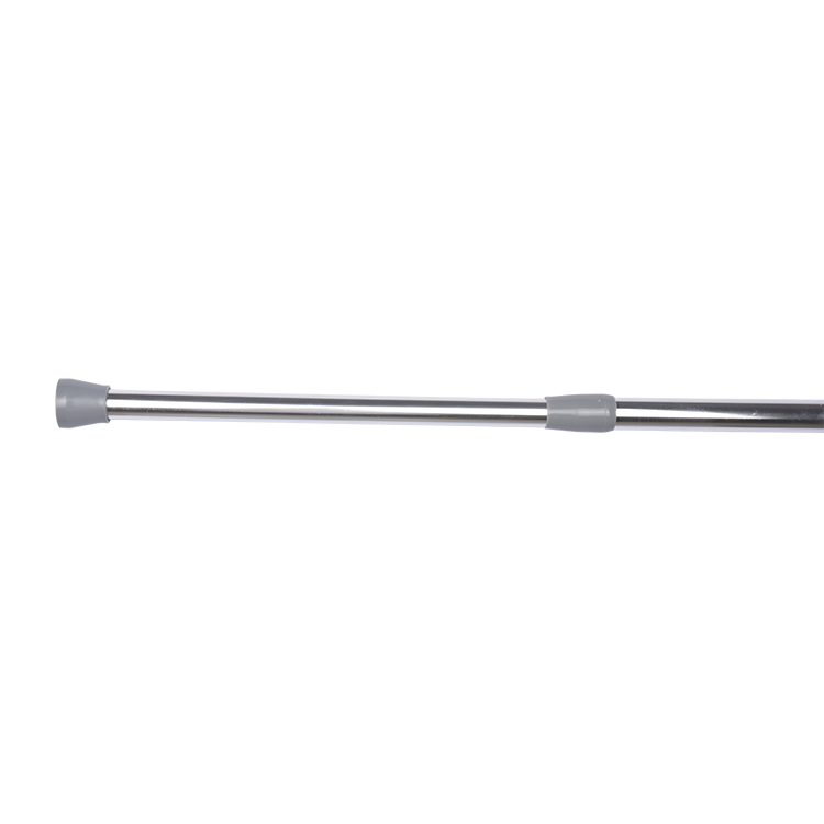 Swivel Stainless Steel Bathroom Adjustable Straight Mounted Shower Curtain Pole