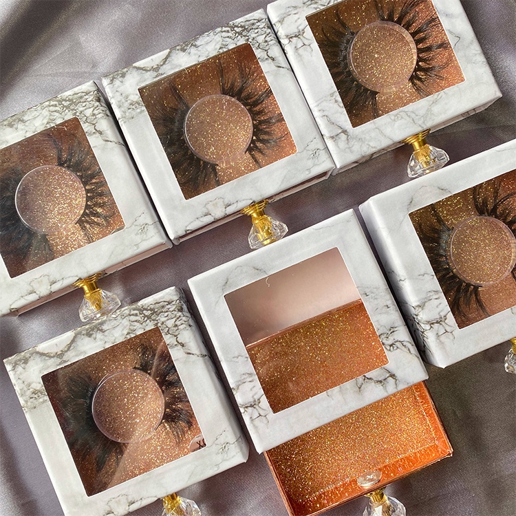 Own Brand Custom Eyelash Packaging Boxes Mink Lashes3d Wholesale Vendor Custom Private Label Lashbox Packaging