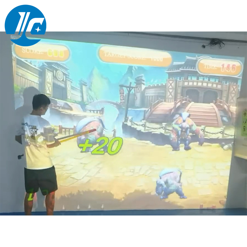 Interactive Projection Mapping Suite Wall Interactive Projection