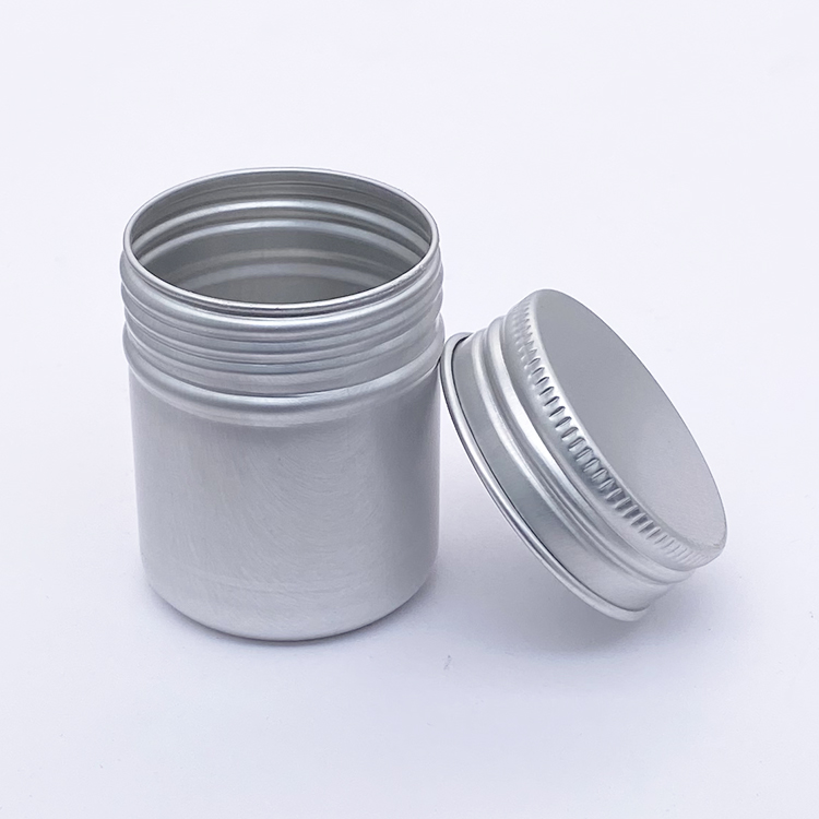 20 30 50g Plastic Jar With Aluminum Lid Aluminum Container Pill Box Aluminum Jewelry Tool Box