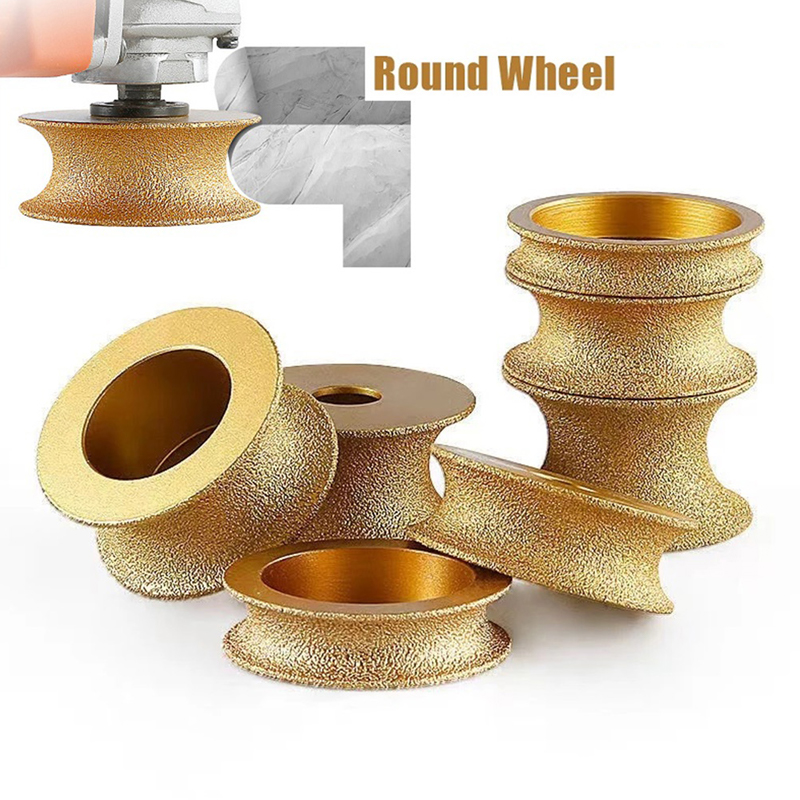 Vacuum Brazed Marble Stone Edge Profiling Tools Diamond Grinding Wheel Profile Wheel for Granite Stone Ceramic Quartz