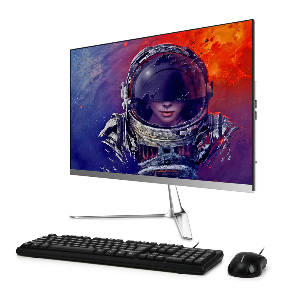 Настольный компьютер Barebone i7 i5, дешевый, 21,5 дюйма, 23,8 дюйма, 4 ГБ, 8 ГБ ОЗУ, 256 Гб SSD, игровой ПК «Все в одном»