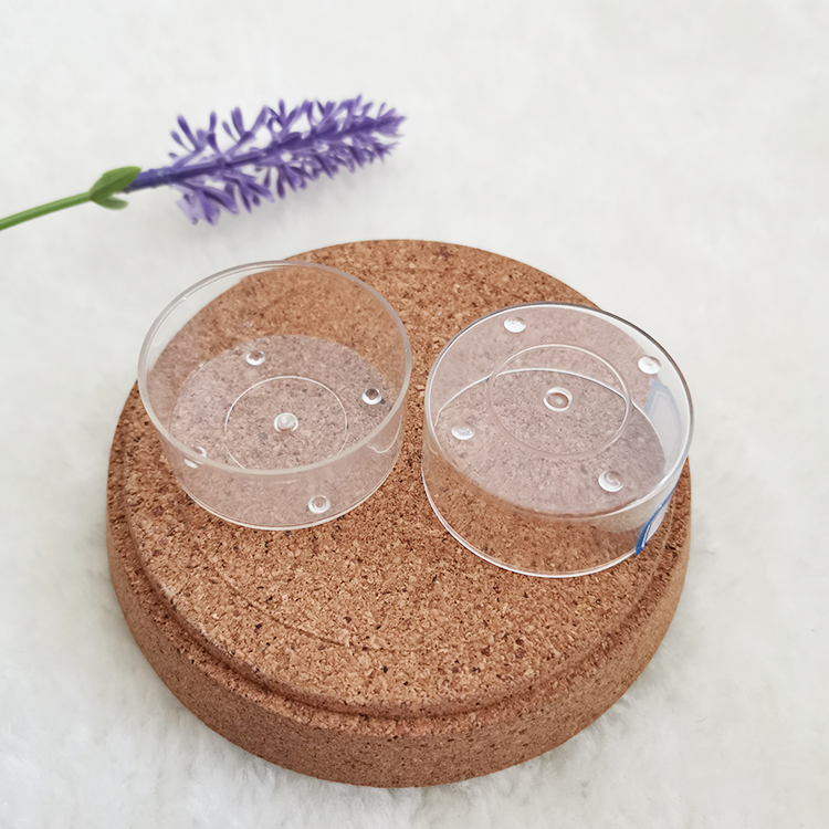Factory wholesale clear tea light plastic tealight candle containers