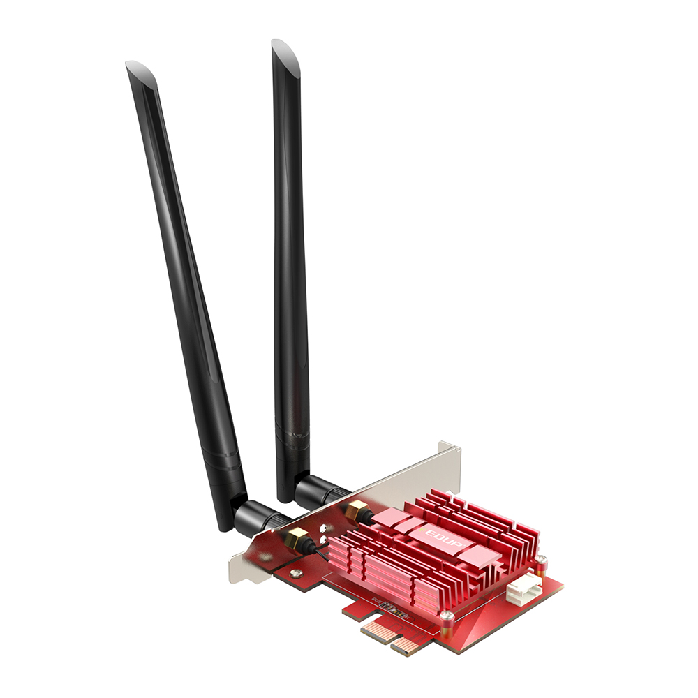 3000Mbps 2.4GHz/ 5GHz High Transmmission Rate Dual Band Wifi6 Ax200 Chipset PCI-E Adapter