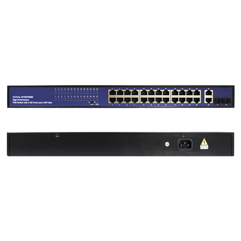 Гигабитные управляемые промышленные волоконные коммутаторы Ethernet высокой мощности 10/100/1000 м, коммутатор с 24 портами poe