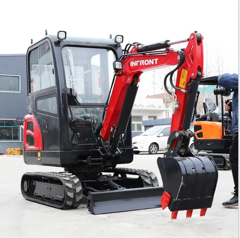 Chinese 1.2ton Mini Excavator mini digger with auger digger 1.8 ton for sale