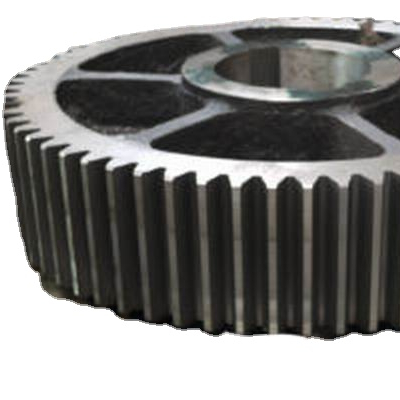 OEM, изготовленная на заказ кованая сталь, большой диаметр, CNC, поворот, двойное спиральное шестереночное колесо в елочку