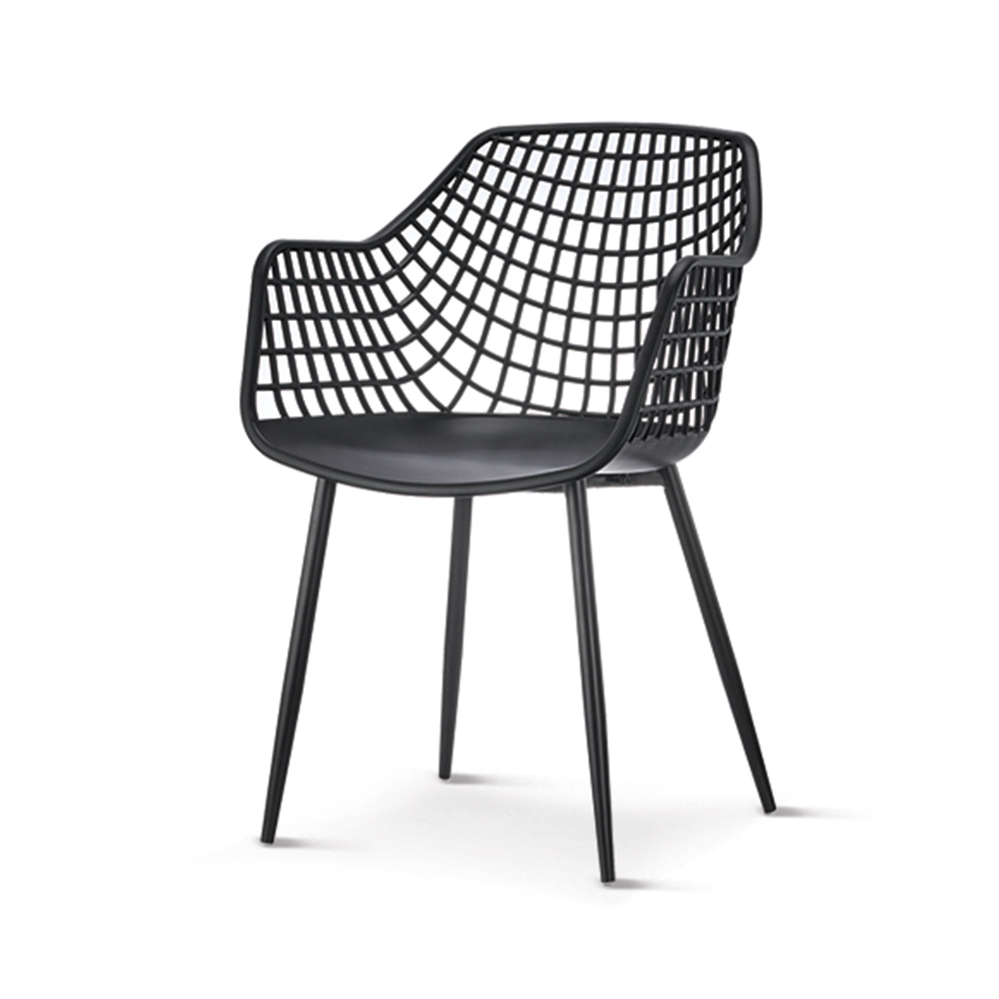 Plastic Mesh Chair для Garden, Outdoor Furniture, PP Seat