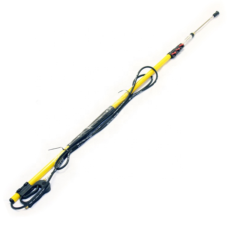 Commercial grade telescoping sprayer pressure washers 7.2m telescopic lance