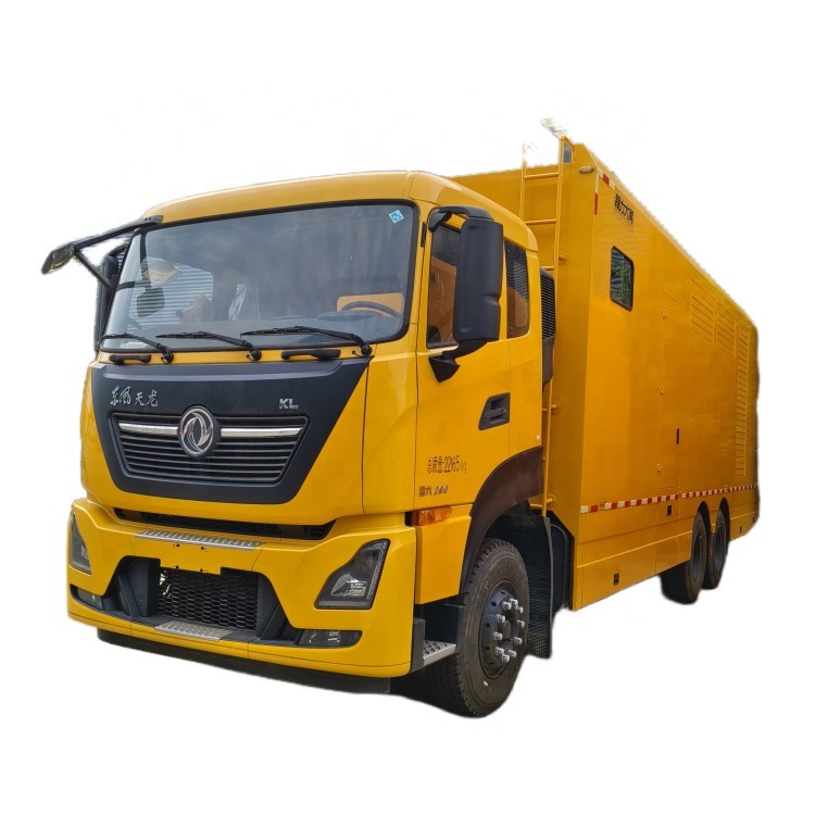 Dongfeng Tianjin, мобильный аварийный источник питания, грузовик 6x4, 10 колес, китайский бренд, спасательный грузовик для продажи по низкой цене