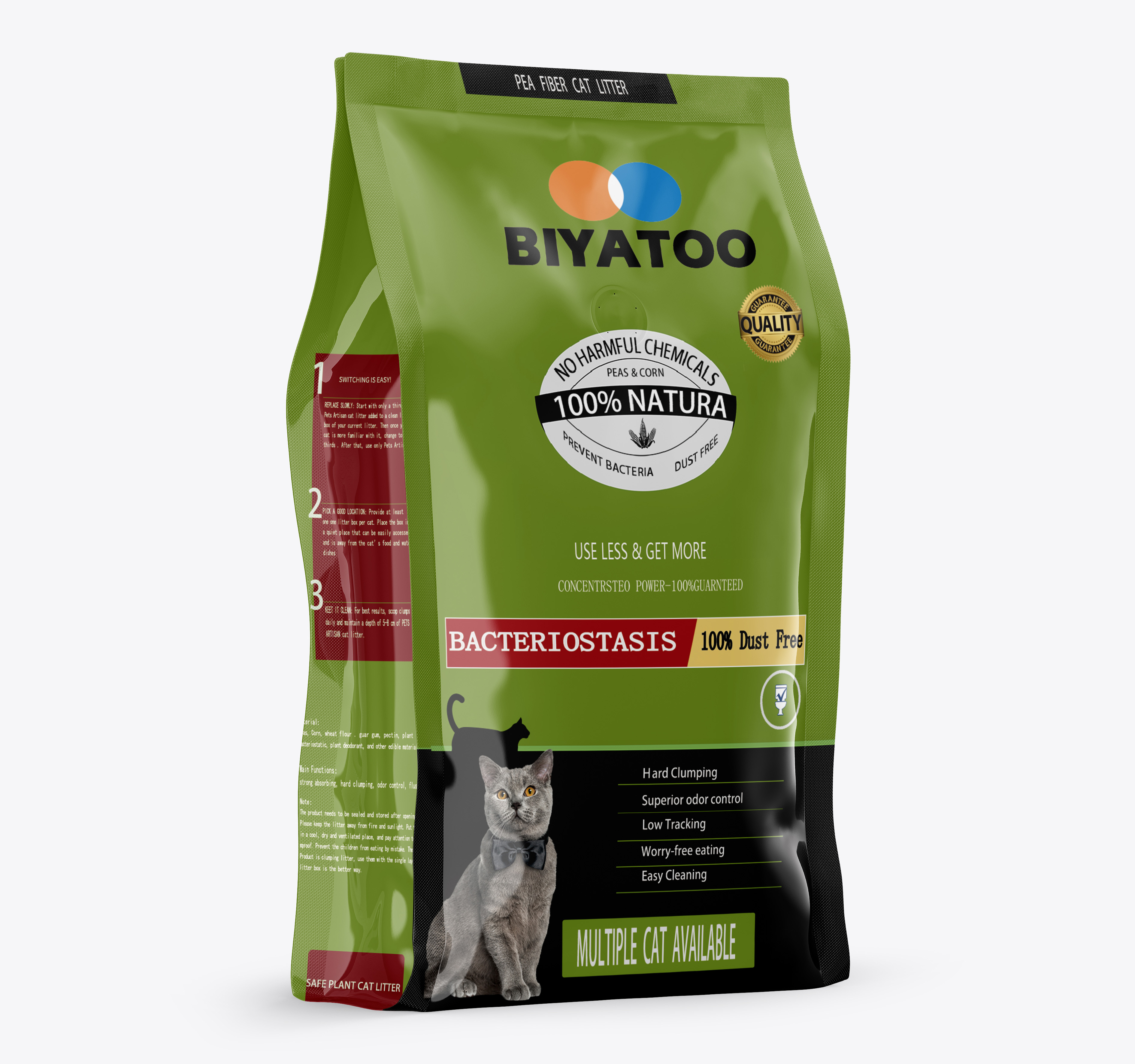Premium Tofu Cat Litter Strong Clumping Tofu Litter Pet Cleaning & Grooming Products