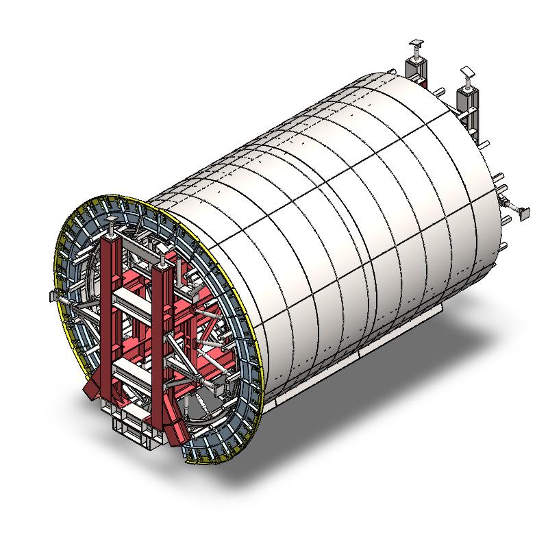 Стальная опалубка для туннельной конструкции по стандарту EN ASTM A572 EN 10025 S355