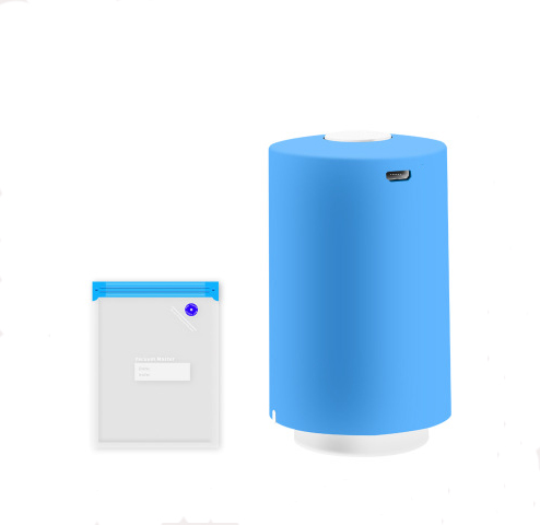 Портативный мини-Электрический вакуумный насос с подзарядкой от USB экономит 80% больше места для хранения с 4 вакуумными сумками на молнии для дома