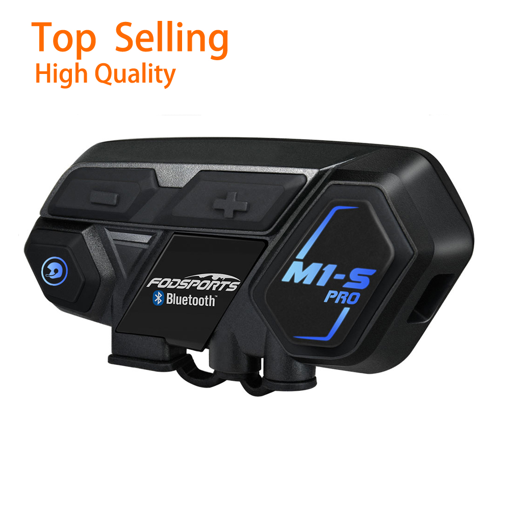 Fodsports M1-S PRO 2000m 8 всадники полный дуплекс intercomunicador para moto bluetooth мотоциклетные гарнитура для мотоциклетного шлема мотоцикла