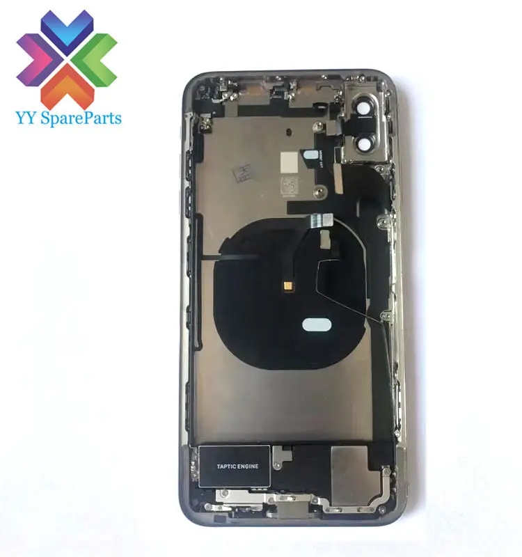 100% Original Replacement For iPhone XS Max Rear Glass Back Battery Cover Case Housing With Small Parts