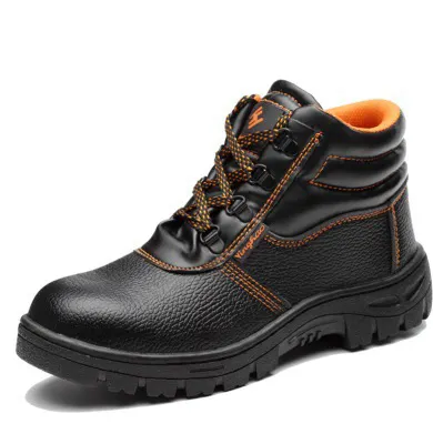 Wholesale Cheap Price Men Work Safety Shoes Boots With Steel Toe And Steel Plate