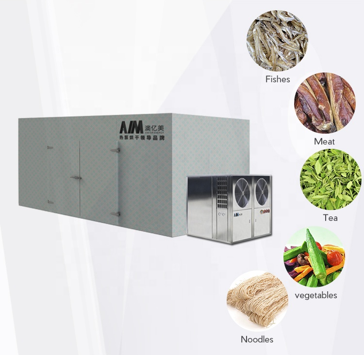 Onion Garlic Tray Chilli Pepper Fish Meat Jerky Beef Cadamom Drying Machine Industrial Coconut Dehydrator Meat Heat Dryer Pump