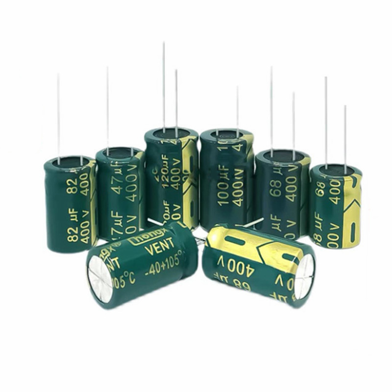 Новый оригинальный 400V10uf 10*12mm 10*13mm 10*17 105% высокочастотный долгий срок службы электролитический конденсатор DIP-2 400V 10 мкФ