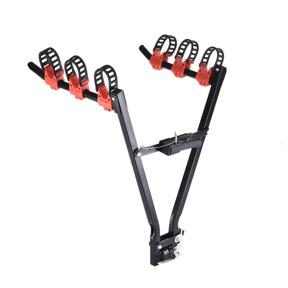 V Universal Tow Ball Mounted Bike Bicycle Carrier Car Rack For 3 Bikes Bicycle