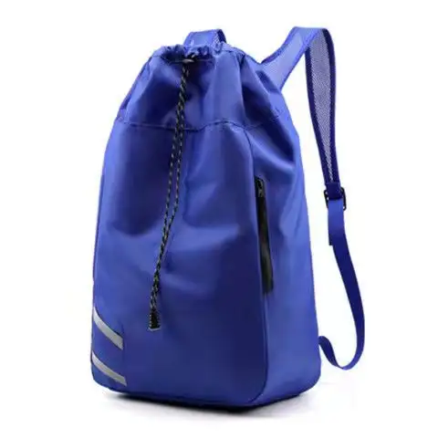 SG2193 Polyester Drawstring Gym Bag Outdoor Sports Backpack Bag Waterproof Basketball Backpack Travel Backpacks For Men