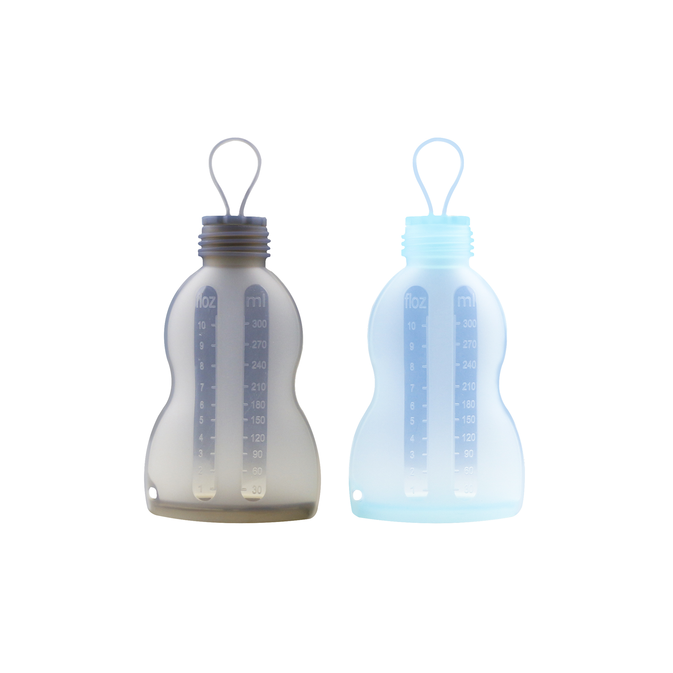 2021 New Design Eco Friendly Reusable Vacuum Leakproof Silicone Breast Milk Storage Bags Feeding With Silicone Baby Pacifier