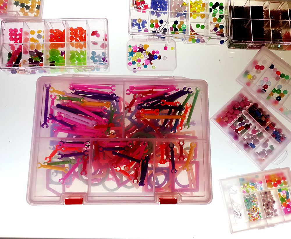 Hengtime Transparent Tackle Screw Component Multi Storage Plastic Tool Box