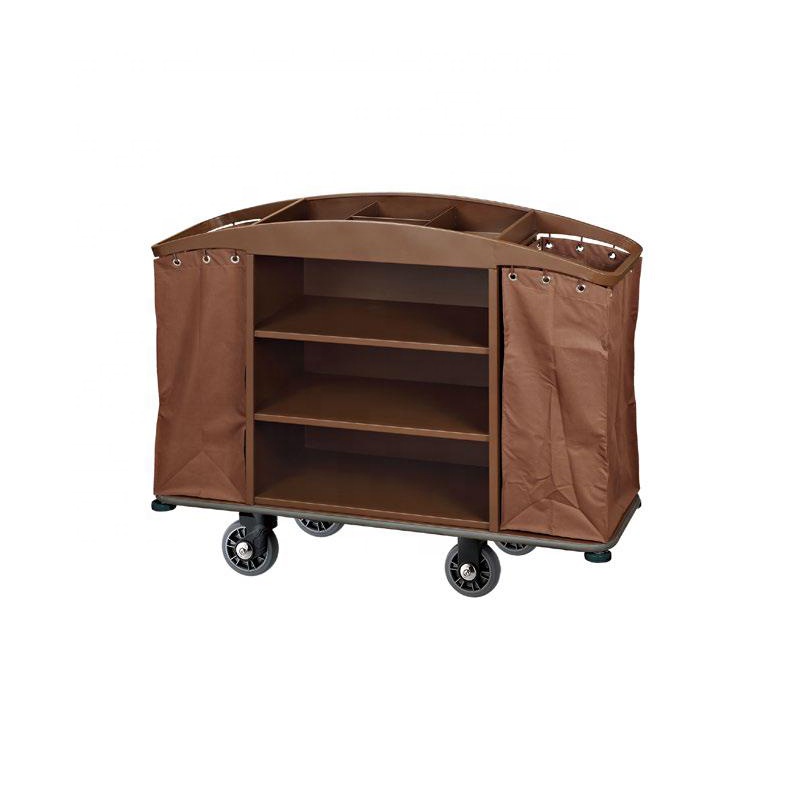 Hotel room service trolley recycling trolley three-layer storage trolley
