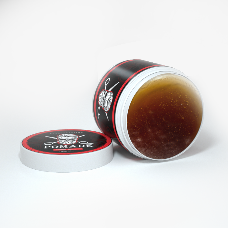Create you own brand barber shop organic vegan cruelty free pomade strong hold High Shine