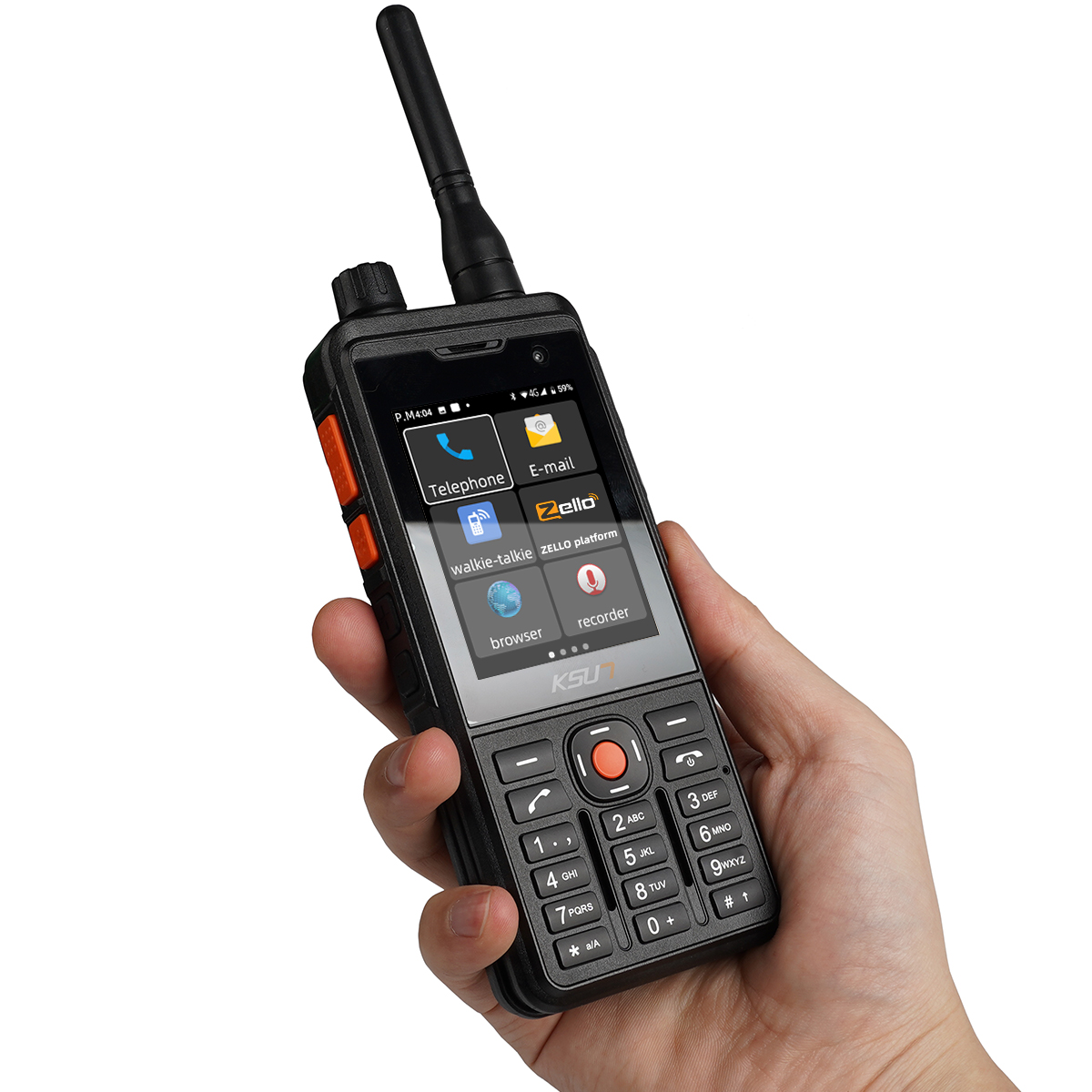 Android мобильный телефон SIM-карта Lte 4G 3G 2G Двусторонняя радиостанция Wi-Fi Bluetooth GPS POC радио дальность действия 200 км Zello PTT рация