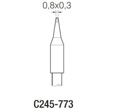 Original JBC C245-773 soldering iron tips for welding CD-2BQE soldering station from Spain