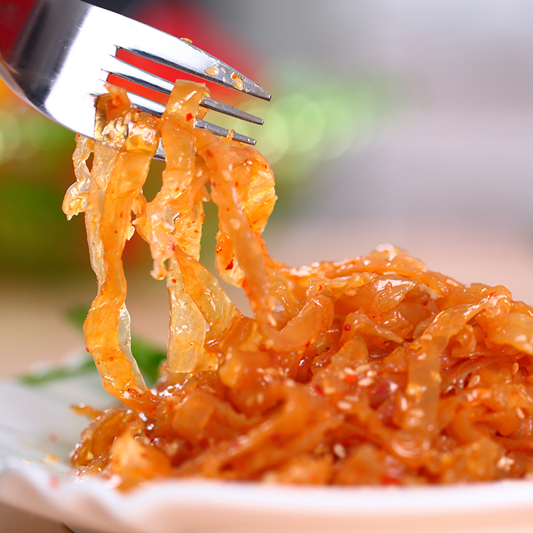 Горячая продажа пряные морепродукты замороженные приправленные морской рубец соленая Медуза