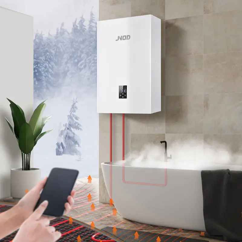 Wifi Remote Control Under Floor Heating Combi Boiler Electric Heating System Electric Boiler