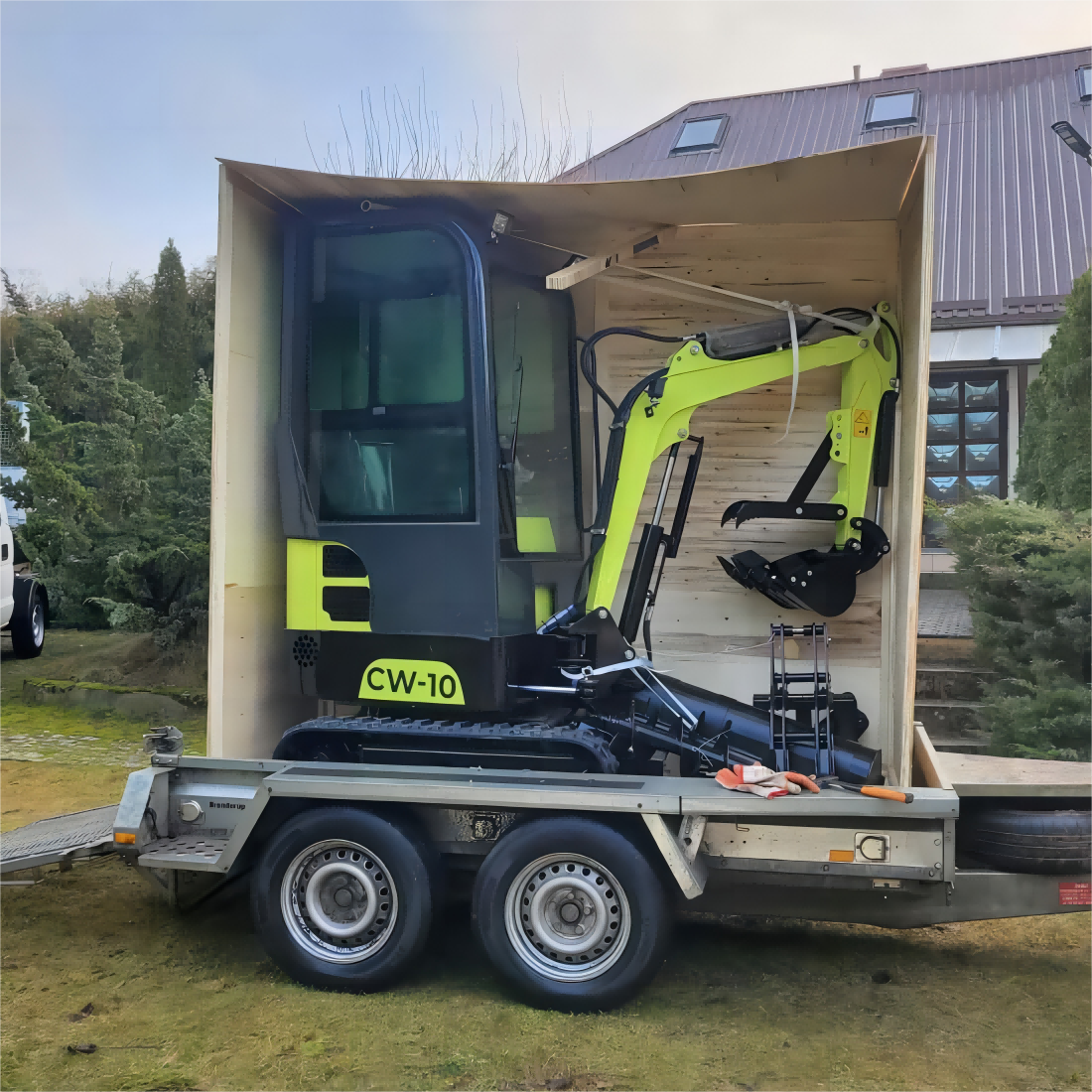 FREE SHIPPING Mini pelle EPA engine minibagger Farm Used 1 ton mini digger excavators home Kubota Crawler mini excavator