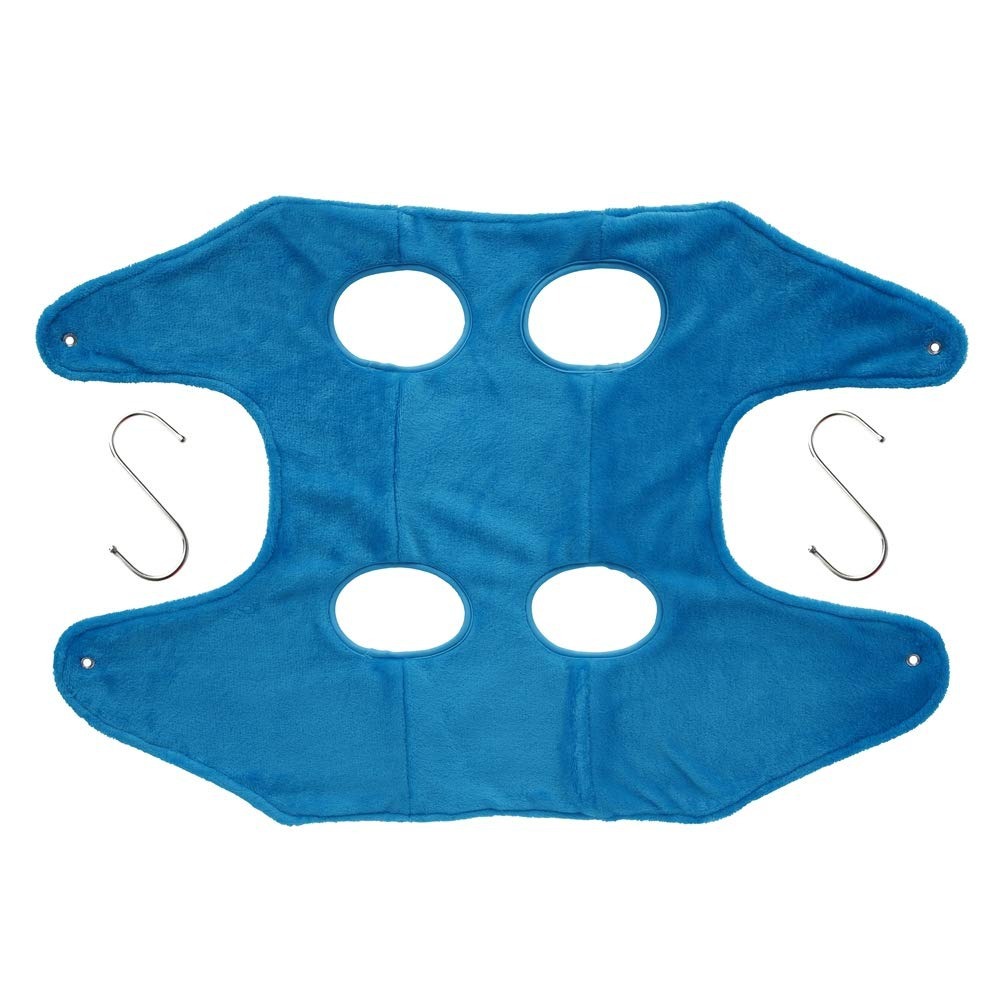 Double Padded Flannel Hanging Towel Nail Trimmed Pet Grooming Hammock Dog Cat