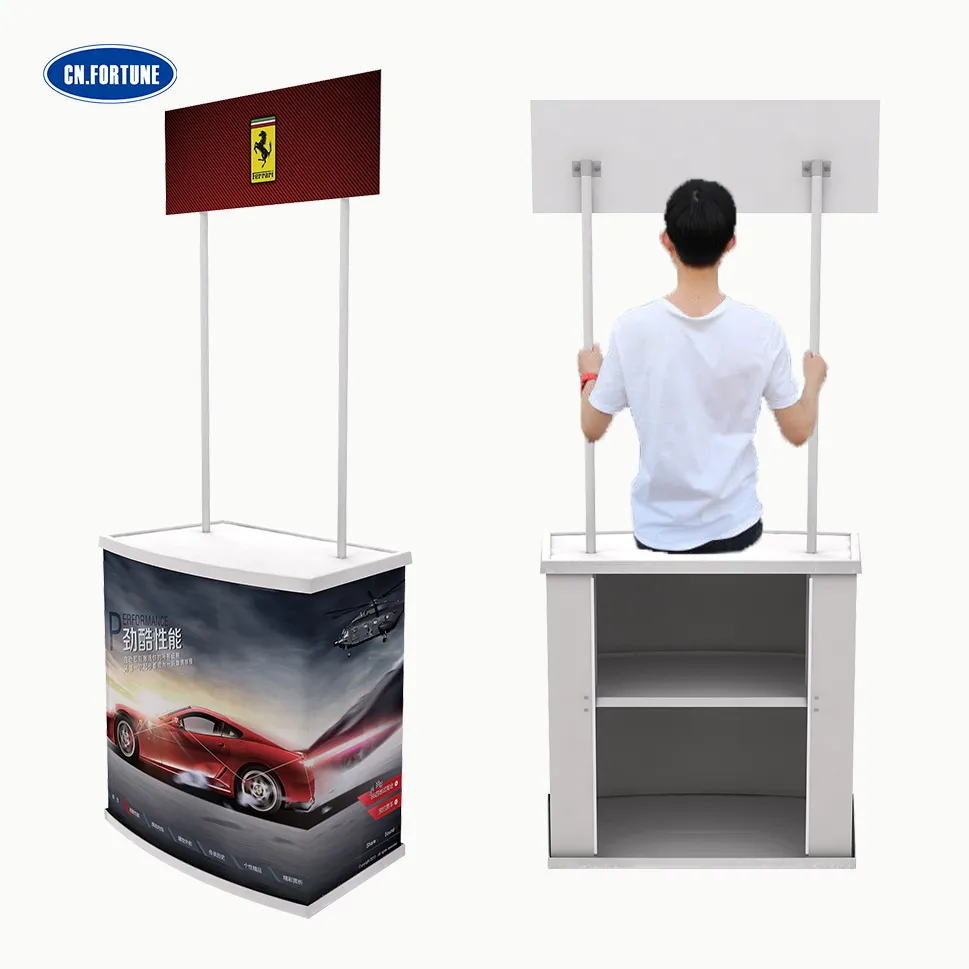 Display table retail Portable exhibition Display Counter  Promotion Table advertisement table