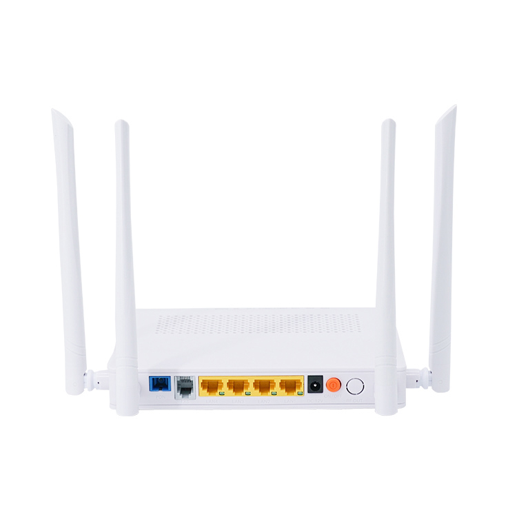 Абсолютно новый ZTE F680 4GE + 2POTS + высокий двухдиапазонный WIFI GPON ONT ONU роутер F680