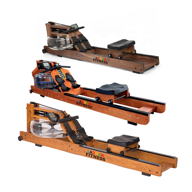 Новый горячий продавать Коммерческий воды древесины Rower для OEM настраиваемый гребной машины