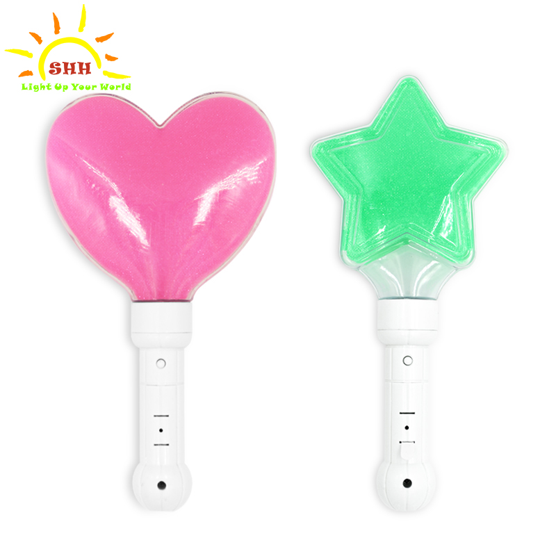 Multi-Color Star Wand with LED Handle Flashing Wand Toy