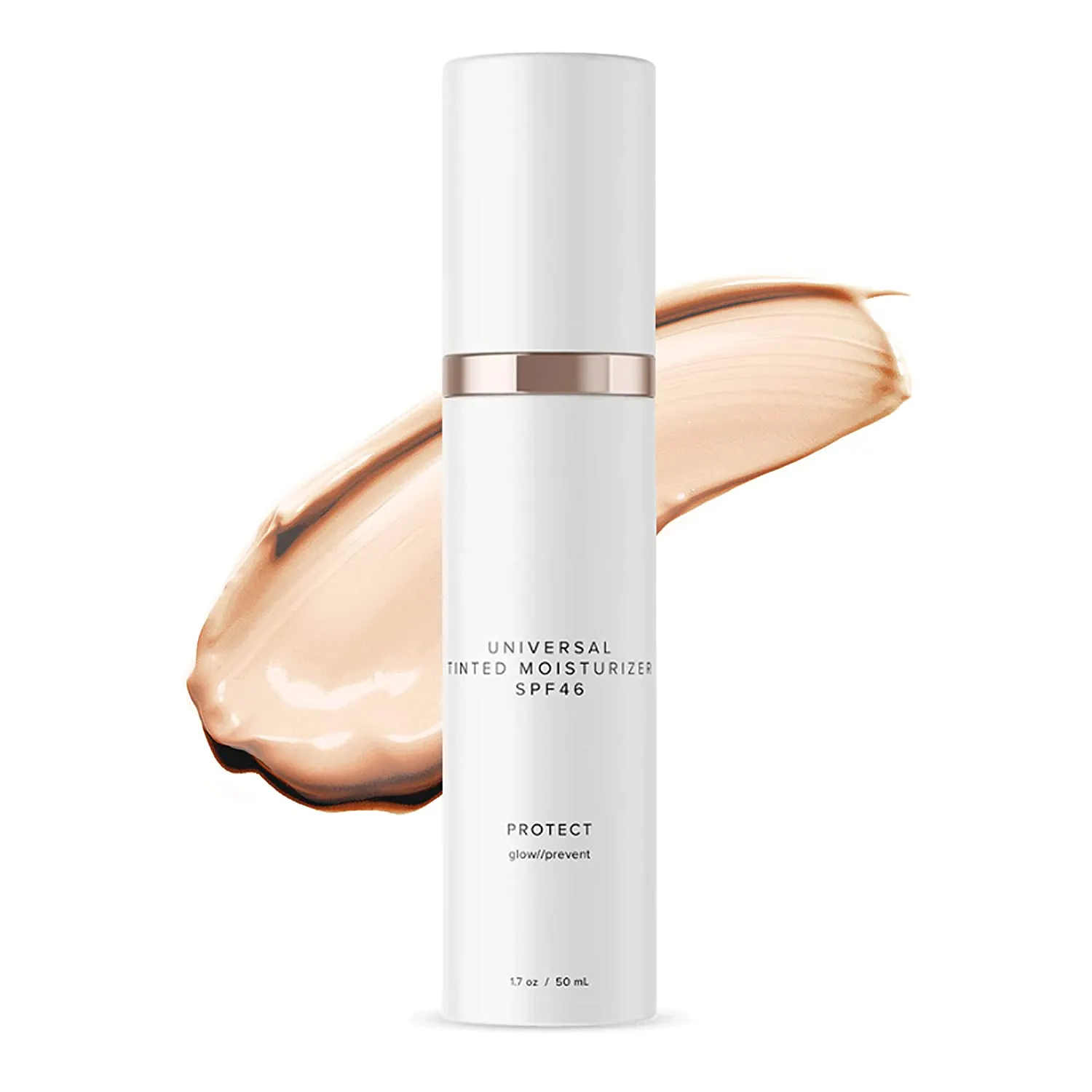 Anti-Aging Tinted Moisturizer with SPF 46  All-In-One Face Sunscreen and Foundation Protection Against UVA and UVB Rays