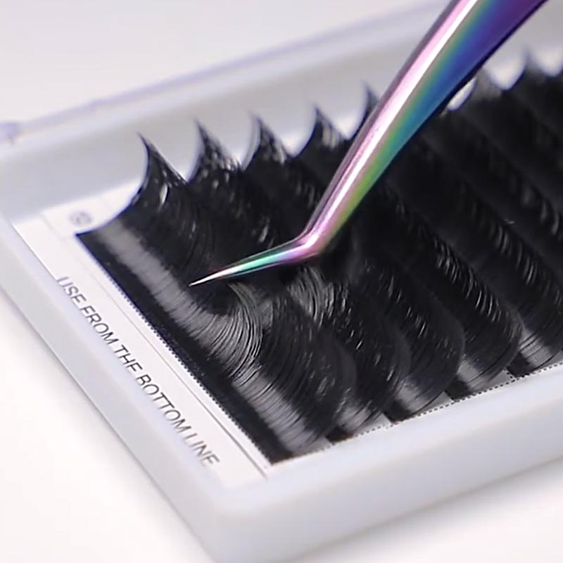 individual waterproof velvet mink silk eyelash extensions private label korea with cheaper price