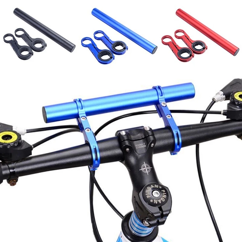 Удлинитель на руль велосипеда MTB, держатель для велосипеда, удлинитель трубы для велосипеда, дорожный налобный фонарь, стойка для телефона, лампа освещения