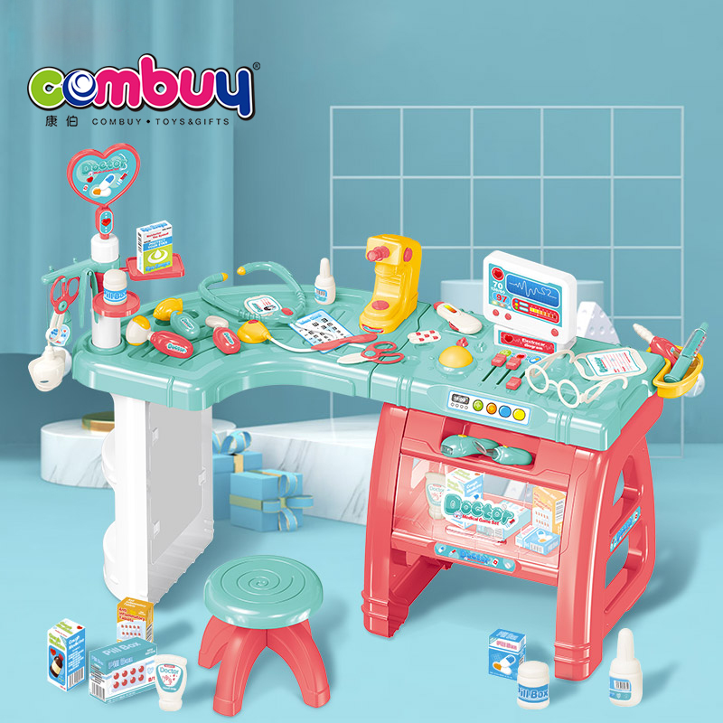 Small clinic game children play medical doctor kit for kids