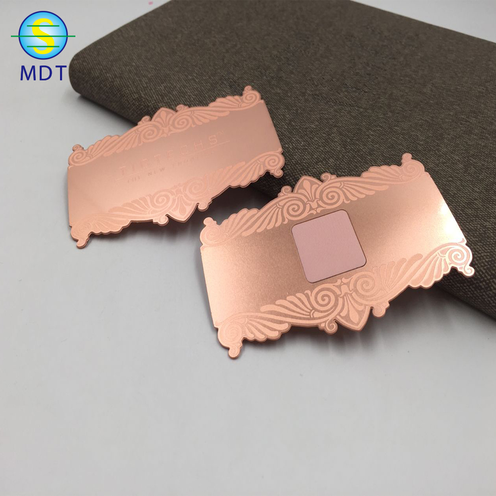 216 нержавеющая сталь Rfid Nfc визитные металлические карты