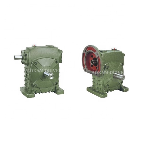 AOKMAN worm gearbox Single worm reduction gearbox for 3 Phase Induction Motor 380V