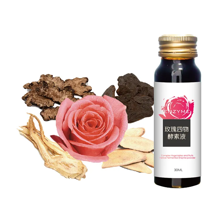 2020 Hot Sale 3 Years Shelf Life Skin Whitening Fermented Rose Extract Enzyme Oral Solution