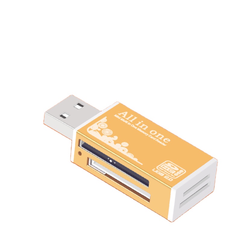 Лидер продаж, 4 в 1 Многофункциональный USB 2,0 Устройство чтения карт памяти мини форма высокая скорость кард-ридер для вспышки sрeedlite для M2 SD Mini DV TF карты