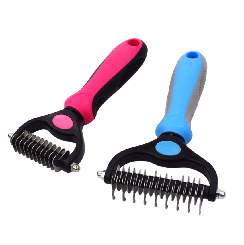Hot Sale Manufacturer Wholesale Easy Mats & Tangles Removing Pet Comb Cat Dog Brush Massage cepillo para mascotas cat comb