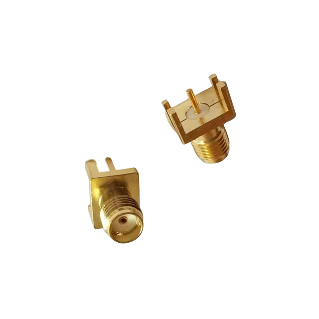 SMA RF Antenna Connector Outer Screw Inner Needle Straight Head Sma Female Jack Connector For Pcb Mount