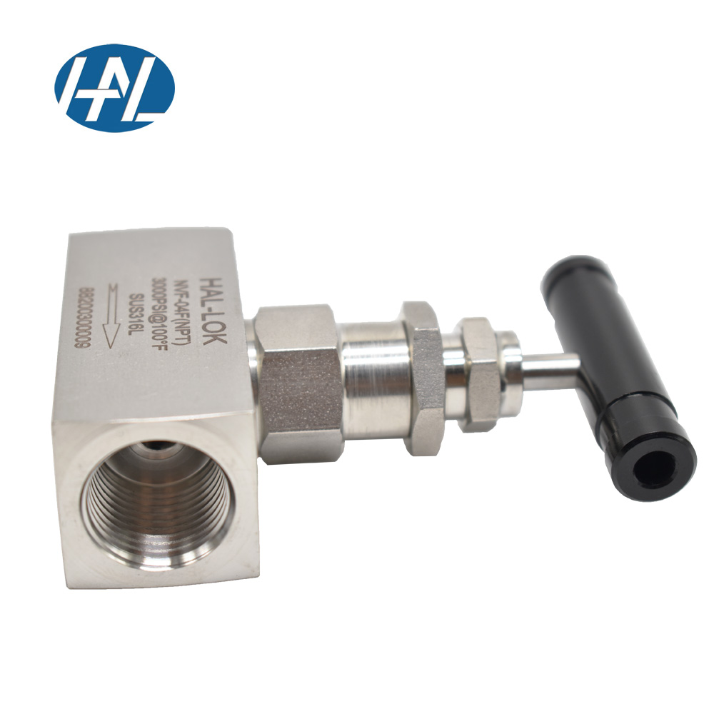Customized haoliu stainless steel SS316 6mm high pressure and high temperature forging internal thread needle valve
